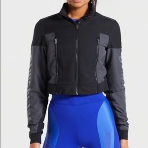 GYMSHARK - Womens Cropped Track Jacket, NWT XS
